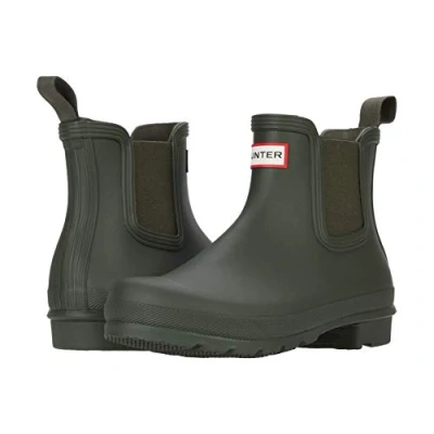Image of Hunter Original Wellies, Women&#039;s, Size: 5, Dark olive shoes