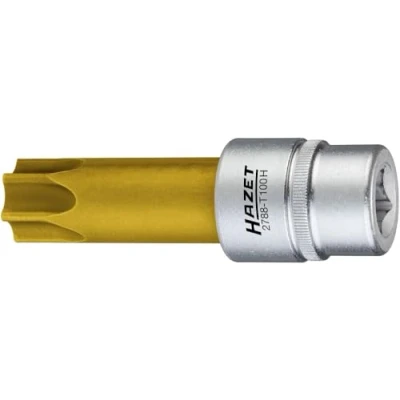 Image of 271589001000 Retaining Tool, Camshaft HAZET 2788 T100H adjuster TORX screwdriver socket with drilled hole