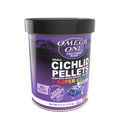 Image of Omega One Super Cichlid Pellets 4.2oz
