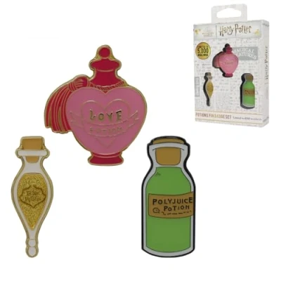 Image of Harry Potter Limited Edition Potions Triple Pin Badge Set