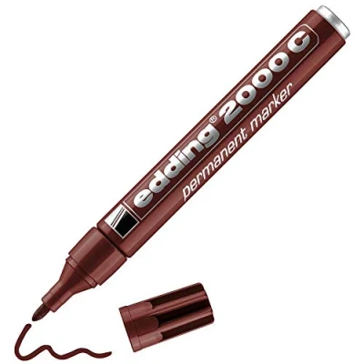 Image of Edding 2000c Permanent Marker Brown Single Pen