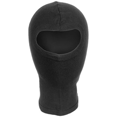 Image of MFH 1 Hole Balaclava Lightweight Cotton Black