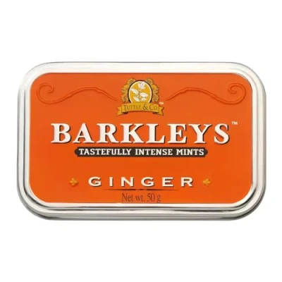 Image of Barkleys Mints Ginger Tastefully Intense Tins 50 g