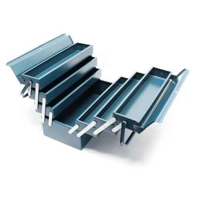 Image of Tool Box with 7 Compartments Made of Cold Rolled Steel 420 x 200 250 mm