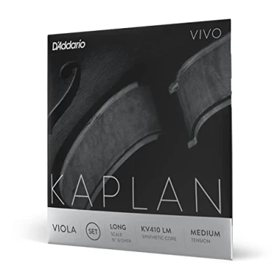 Image of D&#039;Addario Kaplan Vivo Viola Strings Full Set KV410 LM Long Scale, Medium Tension