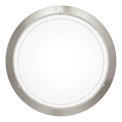 Image of Eglo 83162 E27 Satin Nickel Wall/Ceiling Lamp Planet 1