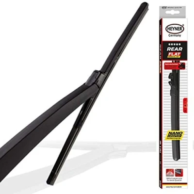 Image of Single HEYNER FLAT rear wiper blade replacement 16&quot; 400mm + adapter R3 MULTIFIT