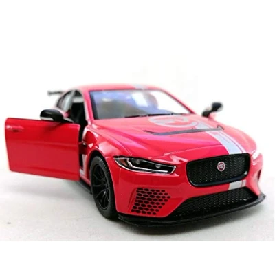 Image of Kinsmart Pull Back &amp; Go Jaguar XE SV Project 8 1:38 Model Car ( 4 colours One Colour Sent at Random)