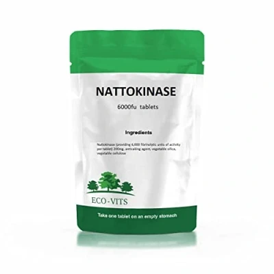 Image of ECO VITS NATTOKINASE (6000FU) 240 CAPS Recyclable Packaging. Sealed Pouch