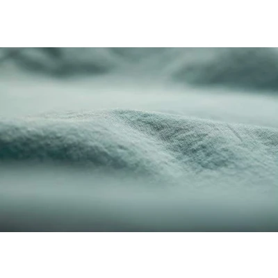 Image of L1NK STUDIO Flat sheet king bed 180 cm or 71&quot; inches (270X280 106&quot;X110&quot;) 100% cotton (Percale 200 threads) Plain dyed MENTA