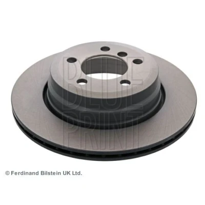 Image of 34216765887, 34216864050 Brake disc BLUE PRINT ADB1143104 Rear Axle 324mm 20mm 5 Hole 120mm internally vented Coated BMW: 7