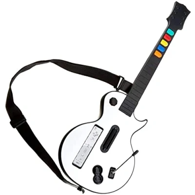 Image of NBCP Wii Guitar Hero, Wireless Hero Controller for and Rock Band 2 U Games (Excluding 1) with Strap