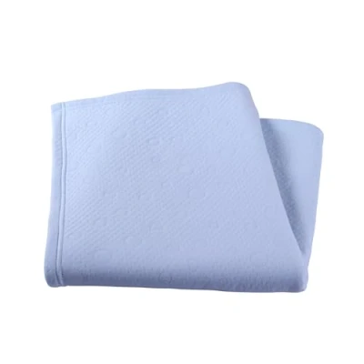 Image of Clair de Lune Cotton Candy Baby Blanket, Blue