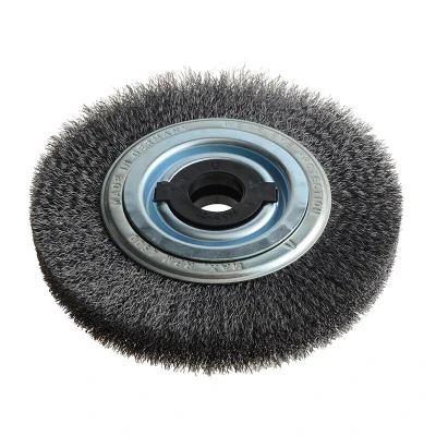 Image of Lessmann Wheel Brush D200mm x W35 40 80 Bore Set 4 +1 Steel Wire 0.30 LES366162