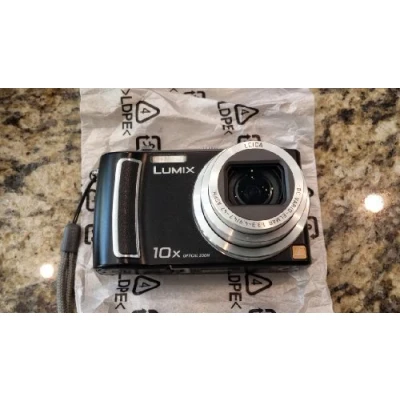Image of Panasonic Lumix DMC TZ5 Compact Digital Camera 9.0 Megapixel 10x Optical Zoom 7.6 cm 3 Inch Display Image Stabiliser Black (Renewed)