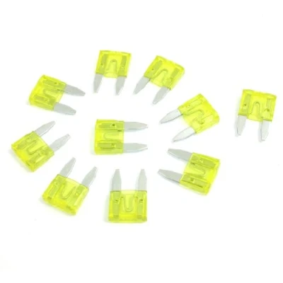 Image of sourcingmap 10 Pcs ATO ATC Fuse Auto Car Boat Blade 20A Yellow