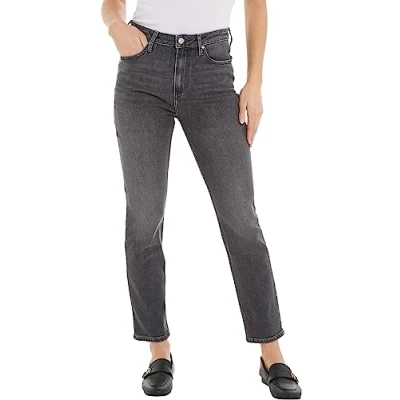 Image of Tommy Hilfiger Women&#039;s Jeans Slim Cigarette Stretch, Grey (Luz), 29W / 32L