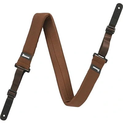 Image of IBANEZ Powerpad Strap Brown (GSF50 BR)