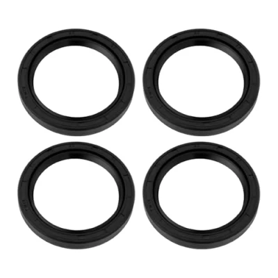 Image of Create idea 4Pcs R23 40mm x 52mm 7mm TC Oil Seal Nitrile Rotary Shaft Double Lipped Rubber Lip Seals