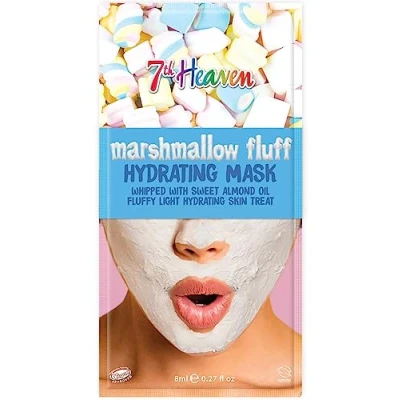 Image of 7th Heaven Marshmallow Fluff Hydrating Face Mask with Sweet Almond Oil and Aloe Vera to Moisturise Skin