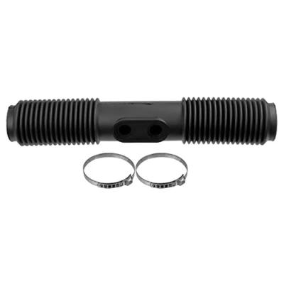 Image of 520540 Steering Rack Boot LEMFÖRDER 30244 01 Rubber Front Axle Left, Right, Centre 54, 54mm 422mm