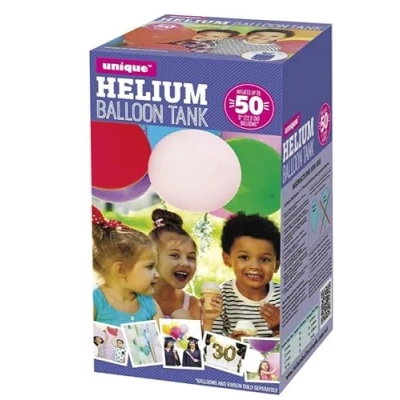 Image of Large Helium Balloon Canister Will fill upto 50 9inch Latex Balloons