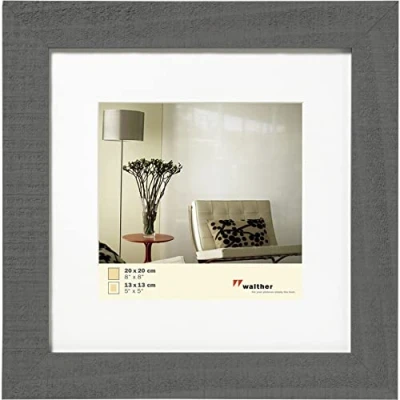 Image of walther Design Picture Frame Grey 20 x cm Home Wooden HO220D
