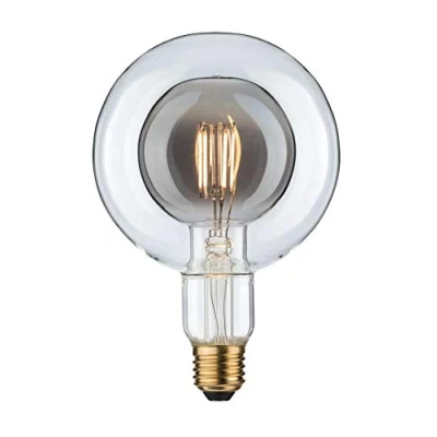 Image of Paulmann 28763 LED lamp Inner Shape G125 Globe 4 watts dimmable Smoke Glass efficient Light Warm White 2700 K E27
