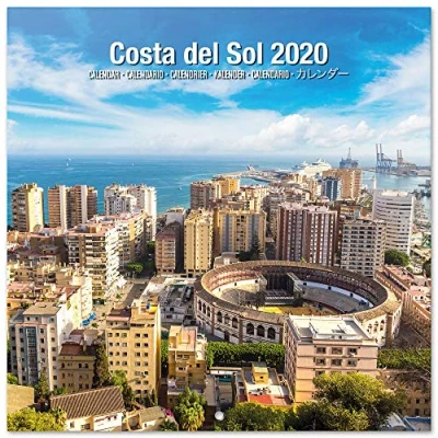 Image of Erik Costa Del Sol 2020 Wall Calendar, Home Office Planner, (16 Months), 30 x 30cm