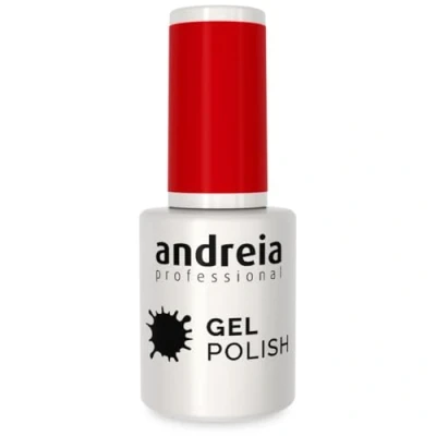 Image of Andreia Semi Permanent Nail Gel Polish for UV/LED Lamp Intense Shine and 4 weeks Lasting French Manicure Varnish Colour 230 Pinky Red Shades of 10.5 ml