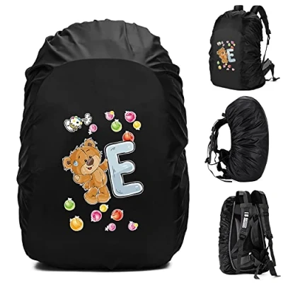 Image of FINDING CASE Waterproof Backpack Rain Cover, Rucksack Cover Snowproof for Hiking, Camping, Traveling, Outdoor Activities (Bear E, 45L)