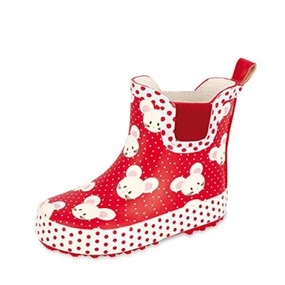 Image of Beck Girls Little Mouse Wellington rain boots