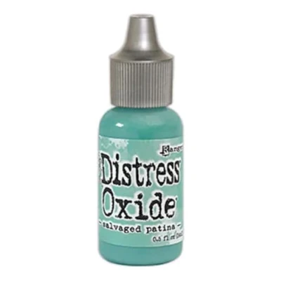 Image of Ranger Tim Holtz Distress Oxide Re Inker Salvaged Patina, 0.5 oz