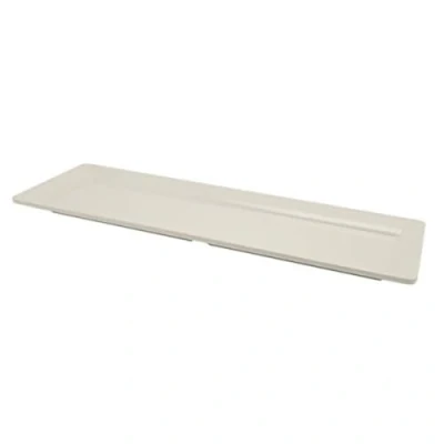 Image of Genware NEV MEL24 WT Platter, 53 cm x 16 cm, White Melamine