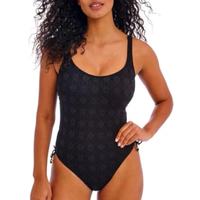 Image of Freya Womens Nomad Nights Underwired Swimsuit Black Polyamide Size 36G