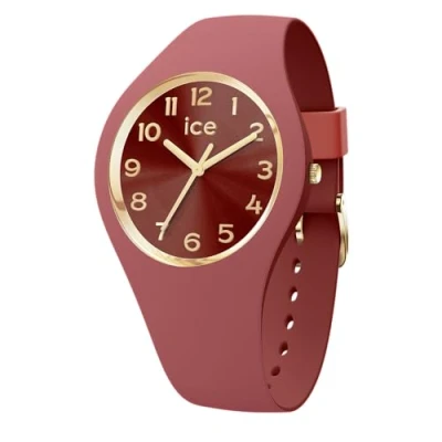 Image of ICE WATCH duo chic Terracotta Women&#039;s wristwatch with plastic strap 021823 (Small +)