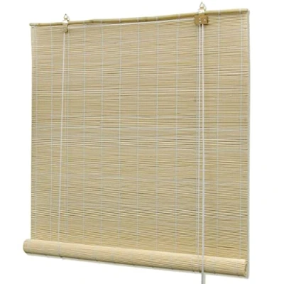 Image of Natural Bamboo Roller Blinds 120 x 220 cm