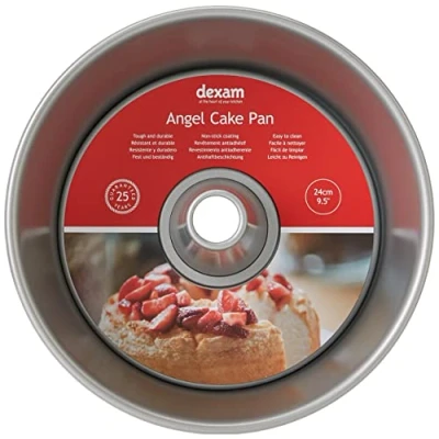 Image of Dexam Bakers Pride Non Stick 24cm Angel Cake Pan