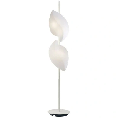 Image of Natura Floor Lamp 4 Light E27 Outdoor IP44, Matt White/Opal White