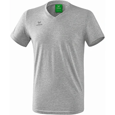 Image of Erima Men Style T Shirt Light Grey Marl, XXX Large