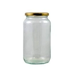 Image of Wares Of Knutsford Normalise Large Glass Jam Jar 720ml Pack 24, Gold Lid Preserving Pickling Homemade