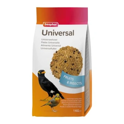 Image of Beaphar Universal Food for Softbill Birds Daily Complementary Bird Specially Formulated Fruit &amp; Insect Eating High Palatable Nutritious 1kg