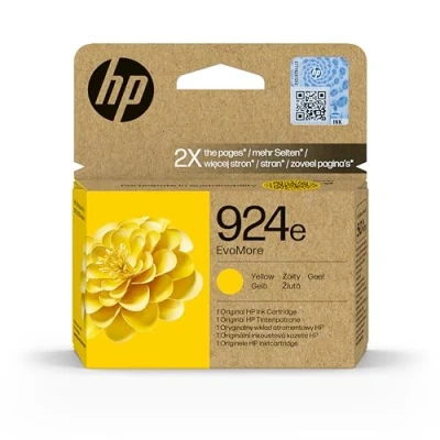 Image of HP 924e EvoMore Yellow Original Ink Cartridge