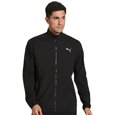 Image of PUMA run favorite woven jacket M, Black