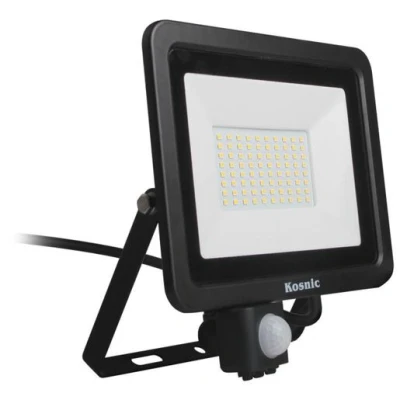 Image of Kosnic Rhi20 W40/S 20W 4000K Eco Led Floodlight With Pir Black