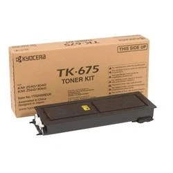 Image of Kyocera TK 675 (Yield: 20 000 Pages) Black Toner Cartridge