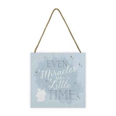 Image of Pyramid International Disney Artwork (Fairy Godmother Miracles Design) 20cm x 3cm, Woodblock with Hanging Cord Official Merchandise