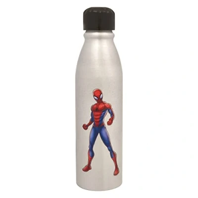 Image of Spider Man Sketch 600ml Aluminium Bottle