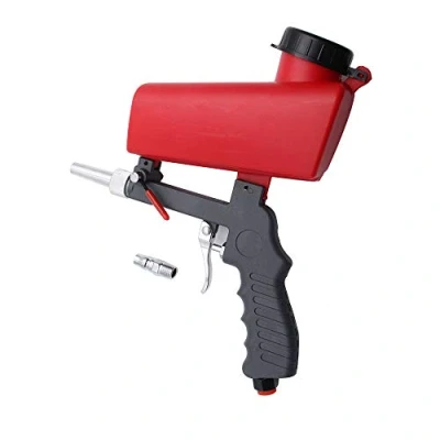 Image of NUZAMAS 21lbs 700 cfm Sandblasting Gun Gravity Feed Air Sandblaster, Portable Speed Blaster Sand Spray Sandblaster Abrasive Sprayer