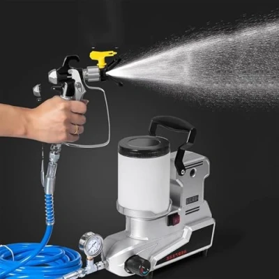 Image of Eastnmythet Airless Paint Sprayer, 1600W Electric 2.5L/Min Spraying Machine for Painting Home Interior Exterior Walls